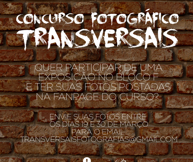 Edital do Concurso Fotográfico Transversais