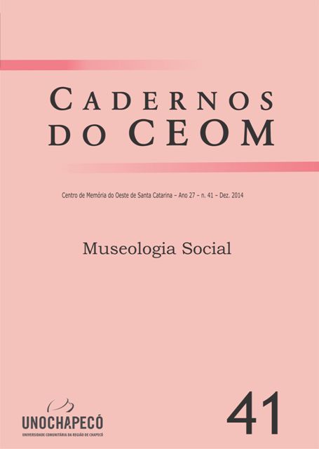 					Ver Vol. 27 Núm. 41: Museologia Social
				