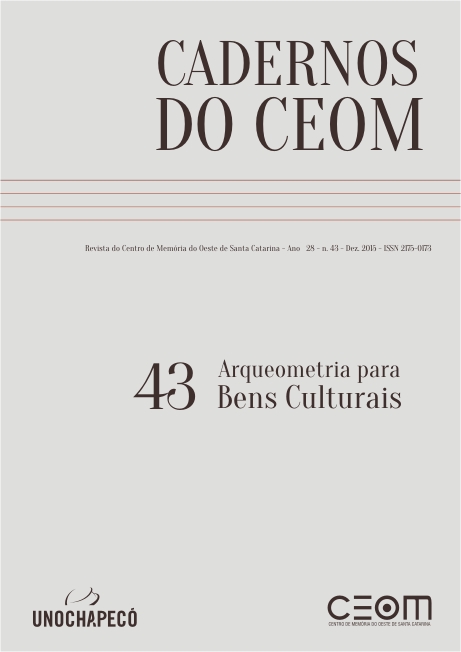 					View Vol. 28 No. 43: Arqueometria para Bens Culturais
				
