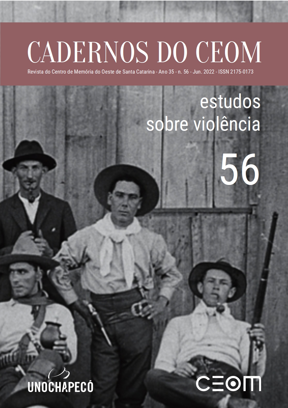 					Ver Vol. 35 Núm. 56 (2022): Estudos sobre violência
				