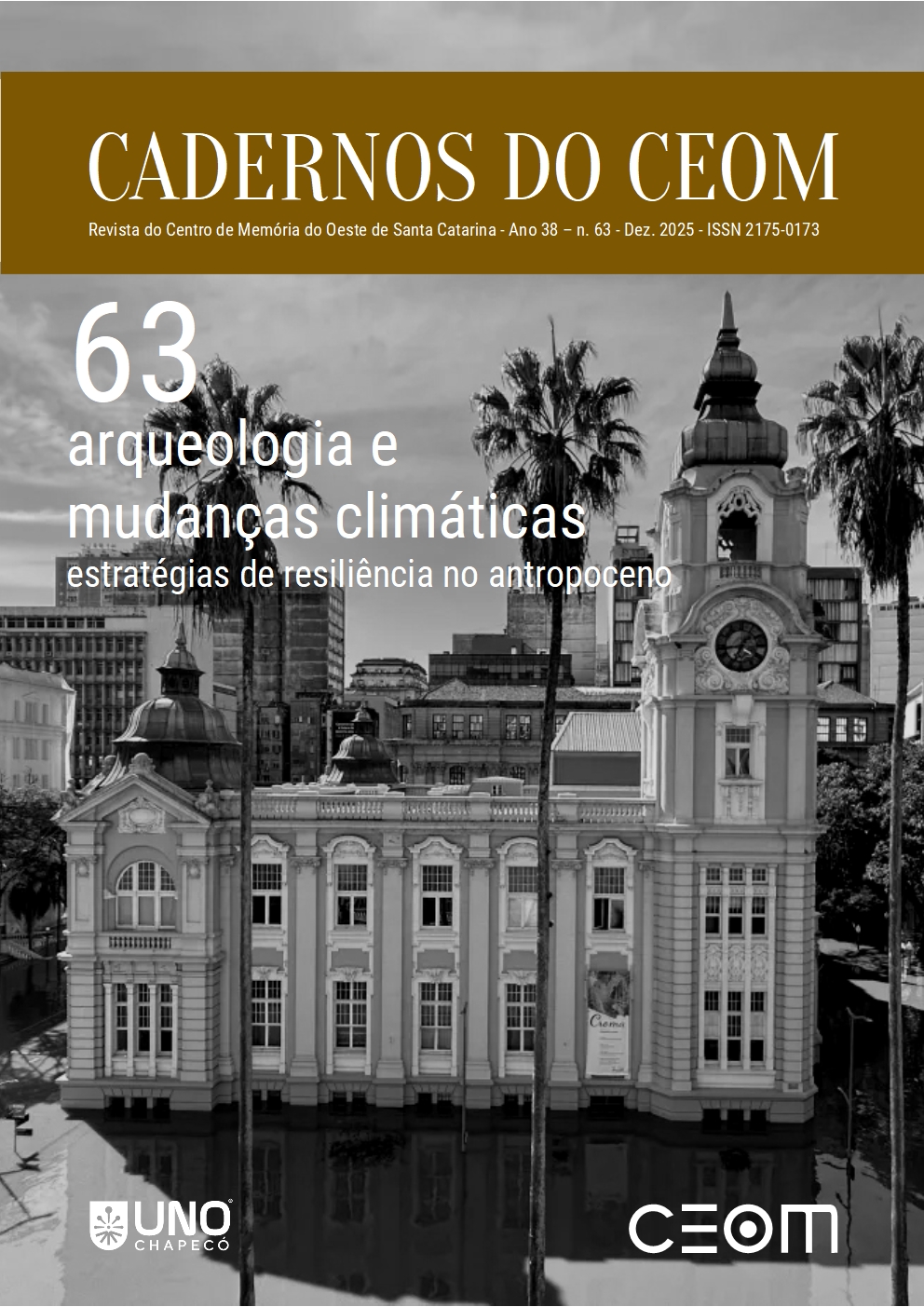 					Visualizar v. 38 n. 63 (2025): Arqueologia e mudanças climáticas:  estratégias de resiliência no Antropoceno
				